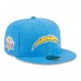 Бейсболка Los Angeles Chargers New Era Main Patch 59FIFTY - Powder Blue