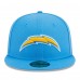 Бейсболка Los Angeles Chargers New Era Main Patch 59FIFTY - Powder Blue
