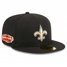 Бейсболка New Orleans Saints New Era Black Main Patch 59FIFTY Бейсболка New Orleans Saints New Era Black Main Patch 59FIFTY