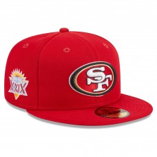 Бейсболка San Francisco 49ers New Era  Main Patch 59FIFTY - Scarlet