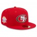 Бейсболка San Francisco 49ers New Era Scarlet Main Patch 59FIFTY