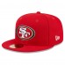 Бейсболка San Francisco 49ers New Era Scarlet Main Patch 59FIFTY