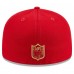 Бейсболка San Francisco 49ers New Era Scarlet Main Patch 59FIFTY