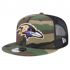 Бейсболка Baltimore Ravens New Era Camo Main Trucker 9FIFTY Snapback