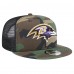 Бейсболка Baltimore Ravens New Era Camo Main Trucker 9FIFTY Snapback