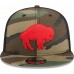 Бейсболка Buffalo Bills New Era Throwback Main Trucker 9FIFTY - Camo