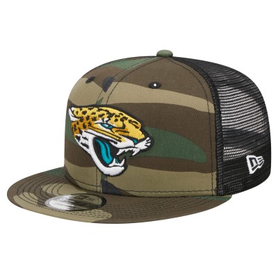 Бейсболка Jacksonville Jaguars New Era Camo Main Trucker 9FIFTY Snapback
