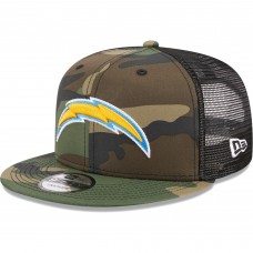 Бейсболка Los Angeles Chargers New Era Camo Main Trucker 9FIFTY Snapback Бейсболка Los Angeles Chargers New Era Camo Main Trucker 9FIFTY Snapback