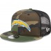 Бейсболка Los Angeles Chargers New Era Camo Main Trucker 9FIFTY Snapback