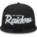 Бейсболка Las Vegas Raiders New Era Main Script 9FIFTY - Black