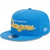 Бейсболка Los Angeles Chargers New Era Powder Blue Main Script 9FIFTY Snapback