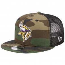 Бейсболка Minnesota Vikings New Era Camo Main Trucker 9FIFTY Snapback