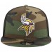 Бейсболка Minnesota Vikings New Era Camo Main Trucker 9FIFTY Snapback