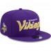 Бейсболка Minnesota Vikings New Era Purple Main Script 9FIFTY Snapback