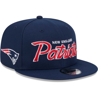 Бейсболка New England Patriots New Era Main Script 9FIFTY - Navy