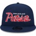 Бейсболка New England Patriots New Era Main Script 9FIFTY - Navy
