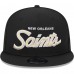 Бейсболка New Orleans Saints New Era Black Main Script 9FIFTY Snapback