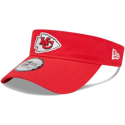 Kansas City Chiefs New Era Red Main Adjustable Visor