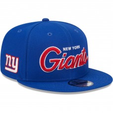 Бейсболка New York Giants New Era Royal Main Script 9FIFTY Snapback