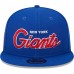 Бейсболка New York Giants New Era Royal Main Script 9FIFTY Snapback