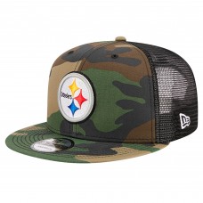 Бейсболка Pittsburgh Steelers New Era Camo Main Trucker 9FIFTY Snapback