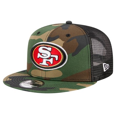 Бейсболка San Francisco 49ers New Era Camo Main Trucker 9FIFTY Snapback