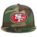 Бейсболка San Francisco 49ers New Era Camo Main Trucker 9FIFTY Snapback