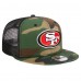 Бейсболка San Francisco 49ers New Era Camo Main Trucker 9FIFTY Snapback