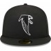 Бейсболка Atlanta Falcons New Era Black Throwback Main 59FIFTY