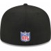 Бейсболка Atlanta Falcons New Era Black Throwback Main 59FIFTY