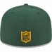 Бейсболка Green Bay Packers New Era Green Main 59FIFTY