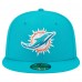 Бейсболка Miami Dolphins New Era Aqua Main 59FIFTY Fitted