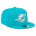 Бейсболка Miami Dolphins New Era Aqua Main 59FIFTY Fitted