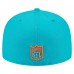 Бейсболка Miami Dolphins New Era Aqua Main 59FIFTY Fitted
