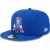 Бейсболка New England Patriots New Era Royal Throwback Main 59FIFTY Бейсболка New England Patriots New Era Royal Throwback Main 59FIFTY
