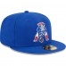 Бейсболка New England Patriots New Era Royal Throwback Main 59FIFTY