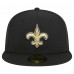 Бейсболка New Orleans Saints New Era Black Main 59FIFTY