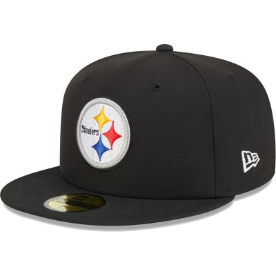 Бейсболка Pittsburgh Steelers New Era Black Main 59FIFTY