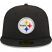 Бейсболка Pittsburgh Steelers New Era Black Main 59FIFTY