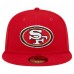 Бейсболка San Francisco 49ers New Era Scarlet Main 59FIFTY