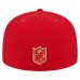Бейсболка San Francisco 49ers New Era Scarlet Main 59FIFTY