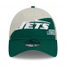 Бейсболка New York Jets New Era 2023 Sideline Historic 9TWENTY - Cream/Green
