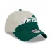 Бейсболка New York Jets New Era 2023 Sideline Historic 9TWENTY - Cream/Green
