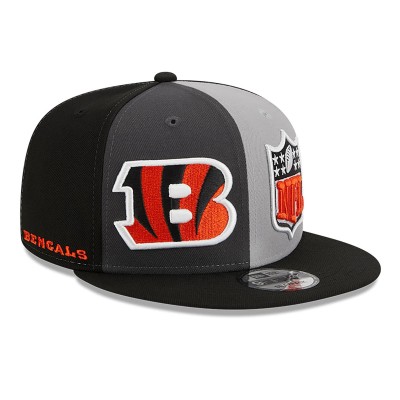 Бейсболка Cincinnati Bengals New Era 2023 Sideline 9FIFTY Snapback - Black/Gray