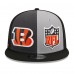 Бейсболка Cincinnati Bengals New Era 2023 Sideline 9FIFTY Snapback - Black/Gray