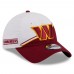 Бейсболка Washington Commanders New Era 2023 Sideline 9TWENTY - White/Burgundy