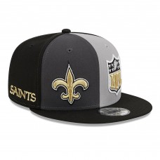 Бейсболка New Orleans Saints New Era 2023 Sideline 9FIFTY - Black/Gray