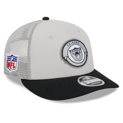 Бейсболка Las Vegas Raiders New Era 2023 Sideline Historic Low Profile 9FIFTY - Cream/Black