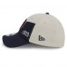 Бейсболка Chicago Bears New Era 2023 Sideline Historic 39THIRTY - Cream/Navy