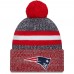 Шапка с помпоном New England Patriots New Era 2023 Sideline Sport Cuffed Knit - Navy/Red Шапка с помпоном New England Patriots New Era 2023 Sideline Sport Cuffed Knit - Navy/Red